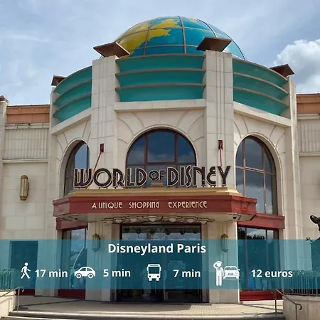 Appartement Magic Serris, 6pers, 5min Disneyland *