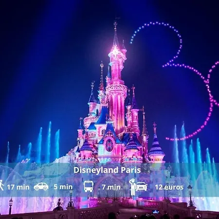 Appartement Magic Serris, 6pers, 5min Disneyland *